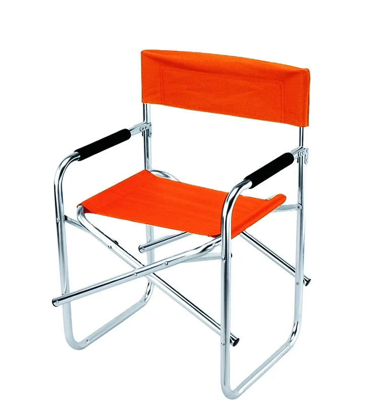 Aluminum Tourist Chair  with Armrest Portable Beach Chair with Backpack Camping Chair for Tourist