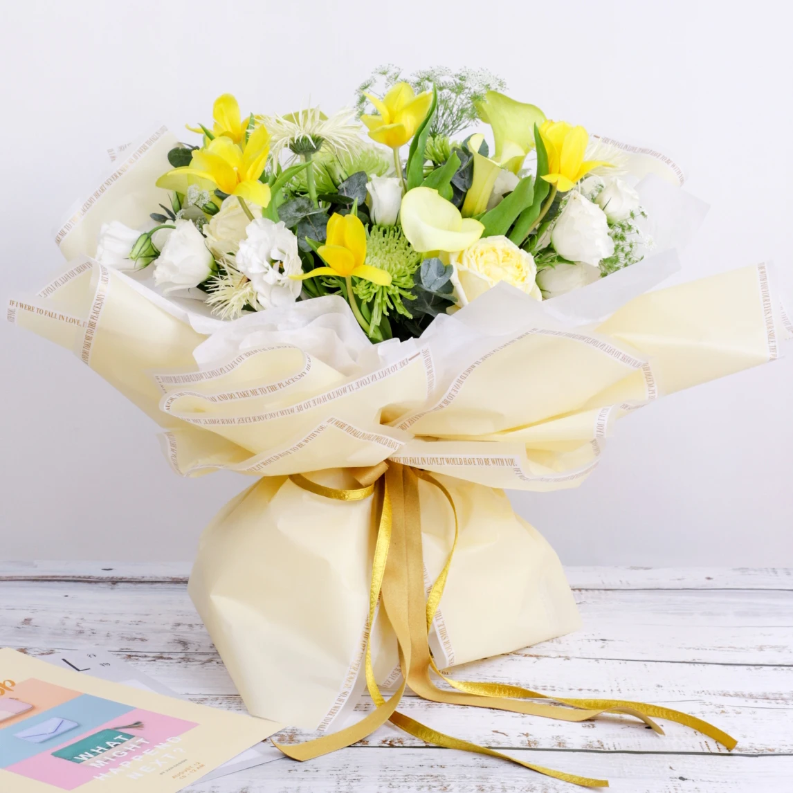 
20pcs Korean Packaging Gift Wrapping paper Colorful Florist Wrapping Paper for Flower Bouquet Supplies 