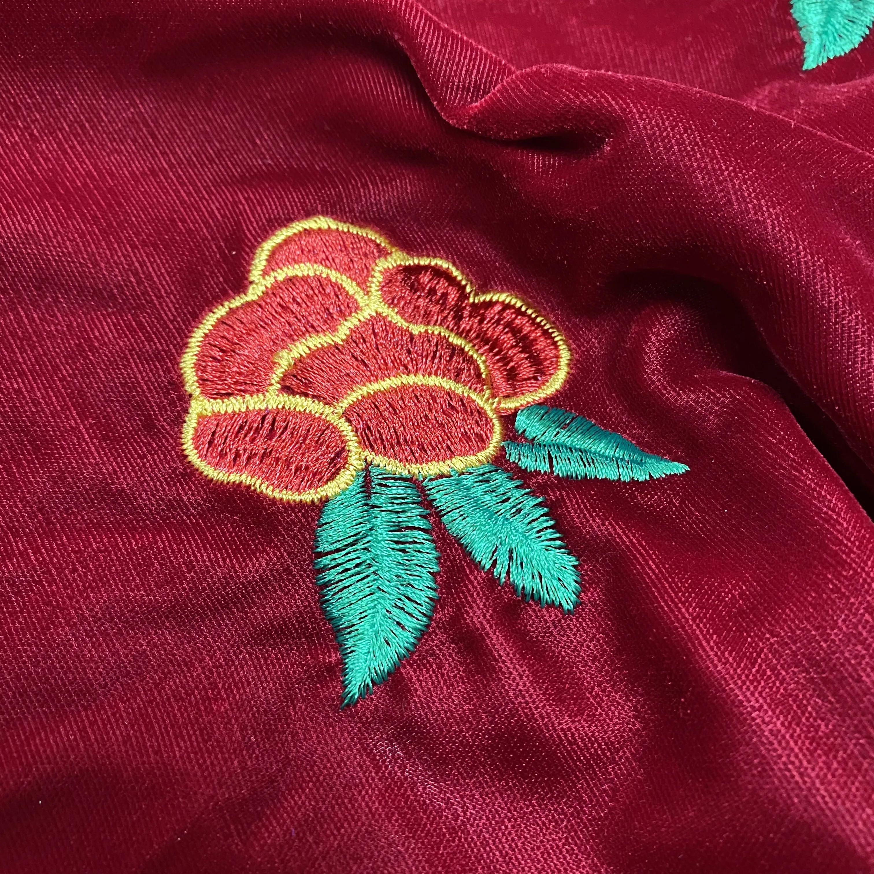 high quality wedding embroidery micro velvet fabric 5000 for sale hot in india
