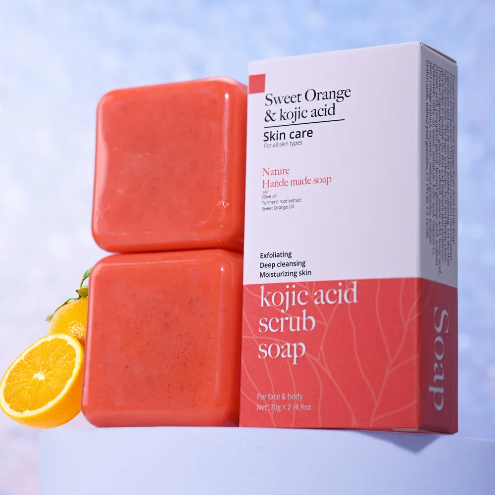 Fights Acne And Reduces Dark Spots Turmeric Soap With All Natural Gentle Cleanser