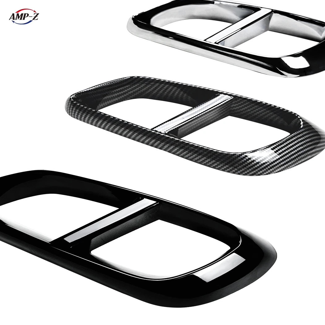 AMP-Z W214 Exhaust Pipe Cover Auto Body Tunning For Mercedes Benz E Class W214 2024+ E260 300 AMG Car Accessories