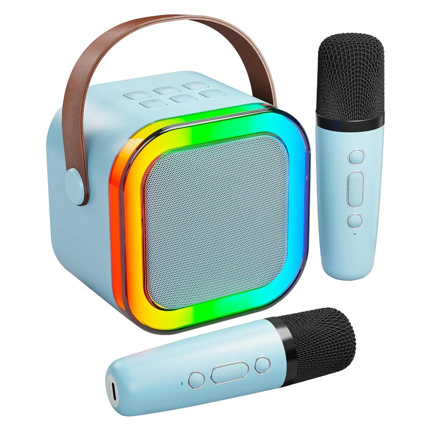 ML  Wholesale Superior Perfect karaoke Speaker With Mic Wireless Mic Audio Sound Equipment Wireless For Karaoke