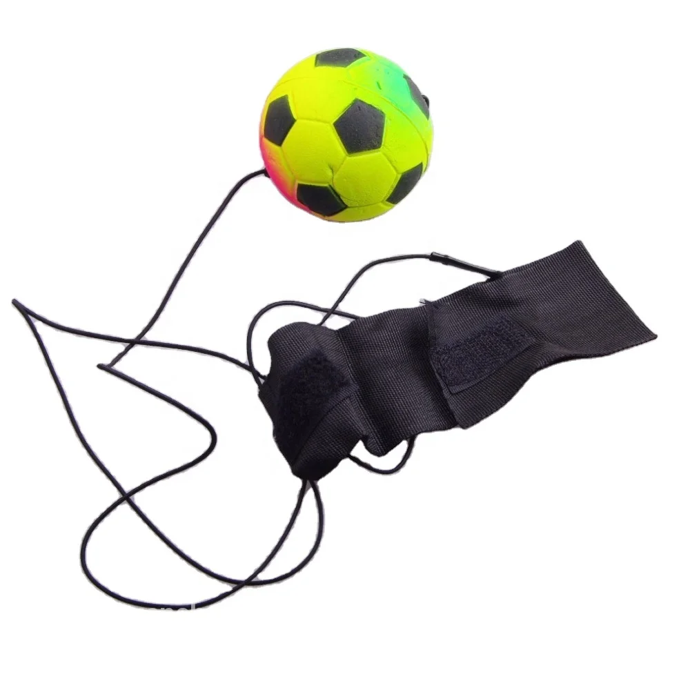 Stock Rubber ball with string  with Yoyo Wrist Return Ball For Adult and Kid can be return rubber waist ball