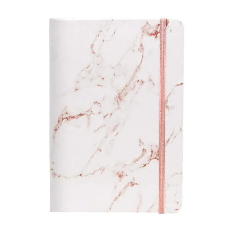 Personalized Customizable Logo Printing Fashion 2021 Diaries A5 Journal With Elastic Closure