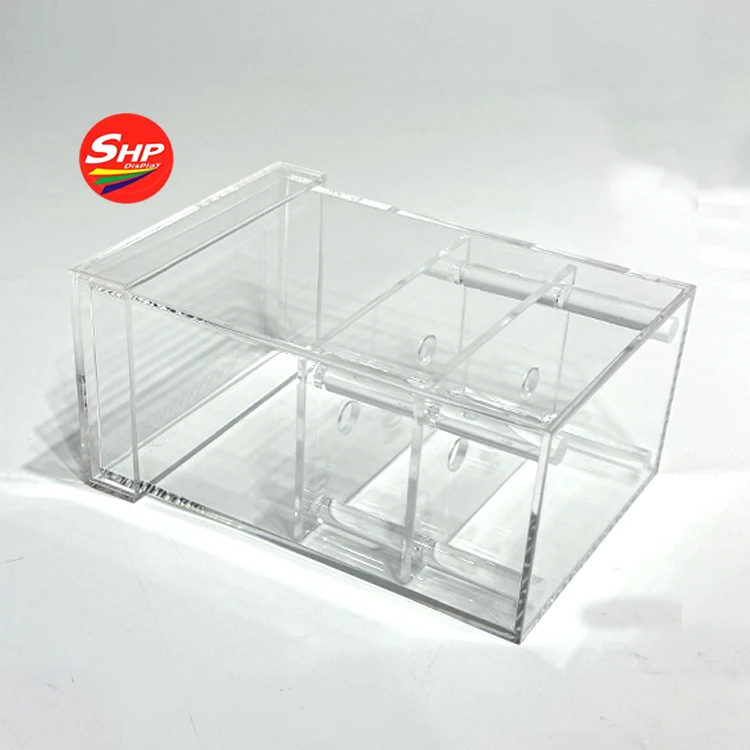 SHP Ultraviolet-Proof Wedding Everlasting Roses In Acrylic New Style Preserved Real Rose Forever In Acrylic  Gifts Box