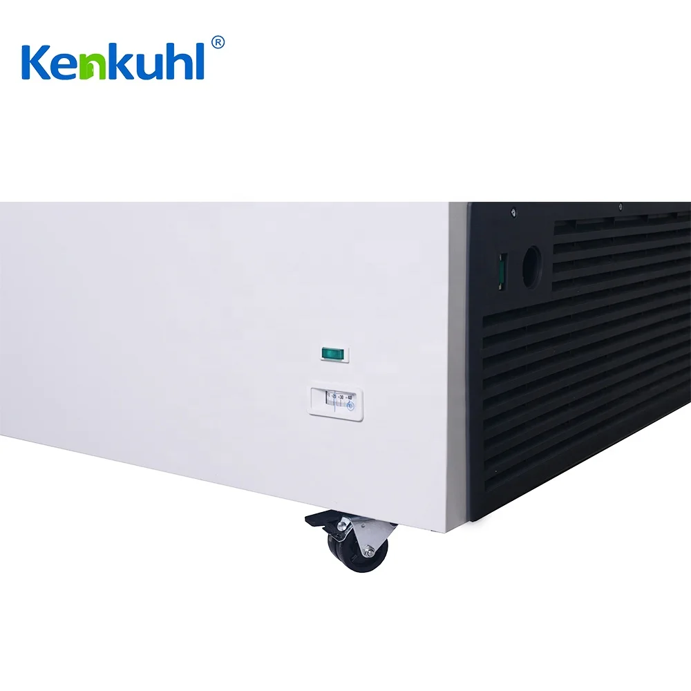 Kenkuhl ice cream display freezer with flat glass top frozen food display freezer commercial supermarket