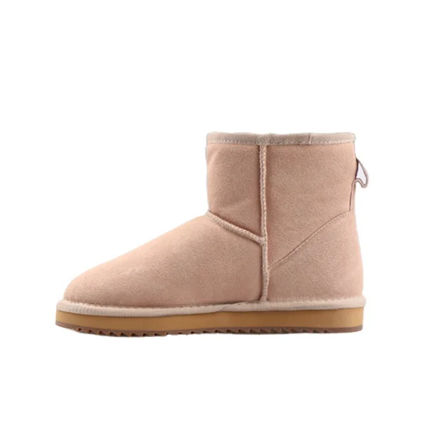 2024 BSCI ugh classic short cow suede winter women ankle snow sheepskin fur australian boots