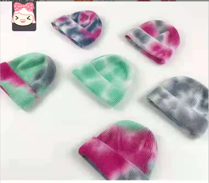 Knitted Plain Black Skate Blank Winter Wholesale Distressed Ripped Vintage Cheap Hats Caps Beanie Beanies With Hole