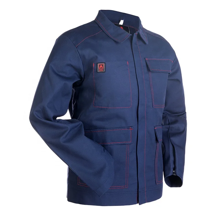 Индивидуальная рабочая одежда, огнестойкая мужская тканая Антистатическая многослойная Защитная куртка для мужчин, рабочая одежда