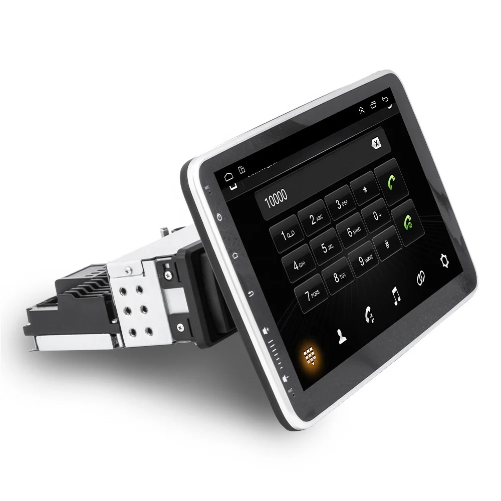 New universal Android 10.1inch rotatable car mp5 player car multimedia GPS navigation car radio dvd player