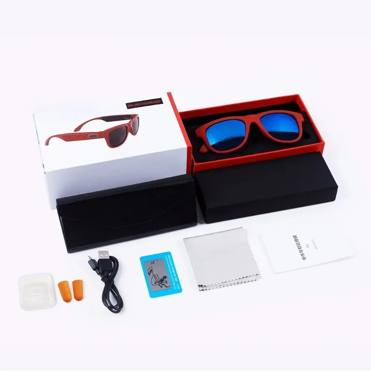 
2021 New Technology Wireless Glasses Smart Bone Conduction Music Glasses For Women And Men 