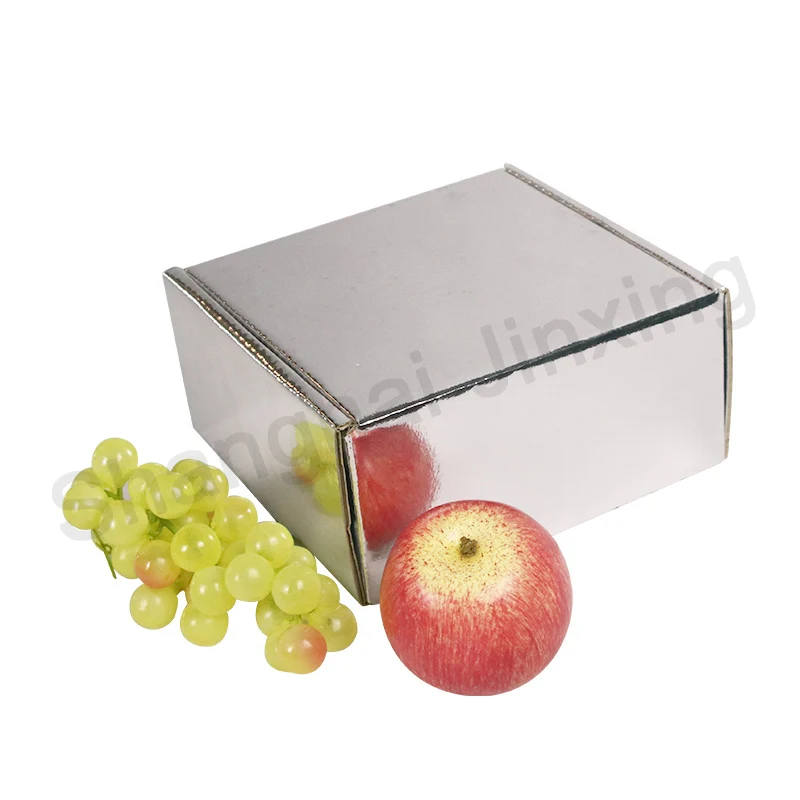 Aluminum Foil Cardboard Chill Insulated Box and Insulation Carton Box Liner for Keep Food Fresh
