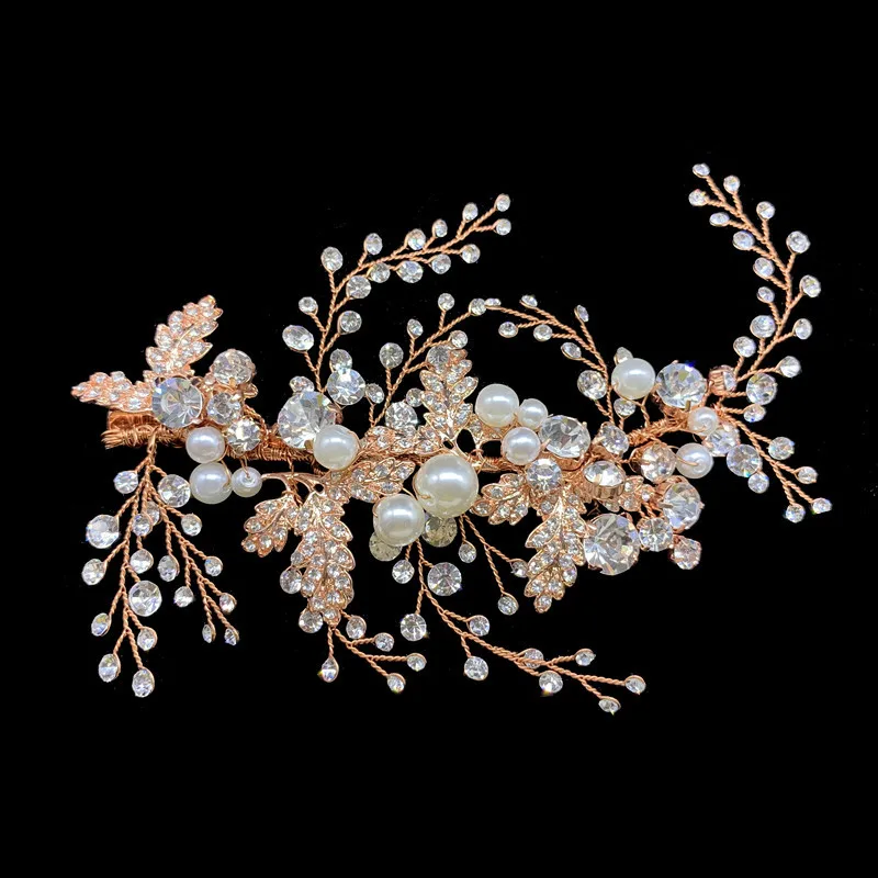 RE3841 New Design Rhinestone Crystal Bridal Headpiece wedding hair dress hair clip