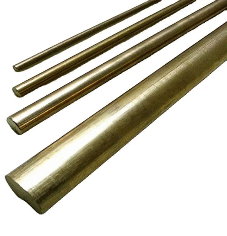 Continuous Casting Bronze Round Rod CuSn6 C5191 CuSn5 C51000 C5102 Phosphor Bronze Hollow Bar With O 1/2H 3/4H H EH SH Hardness