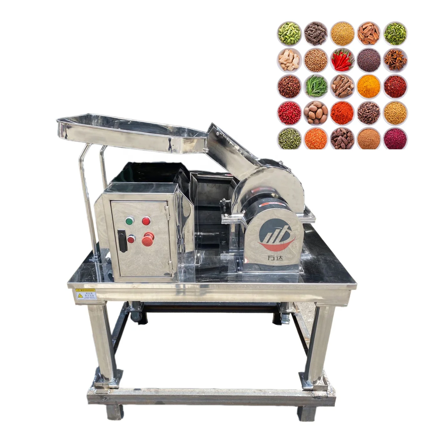 Wanda Spice Grinder Powder Mill Grinding Machine Industrial With Price