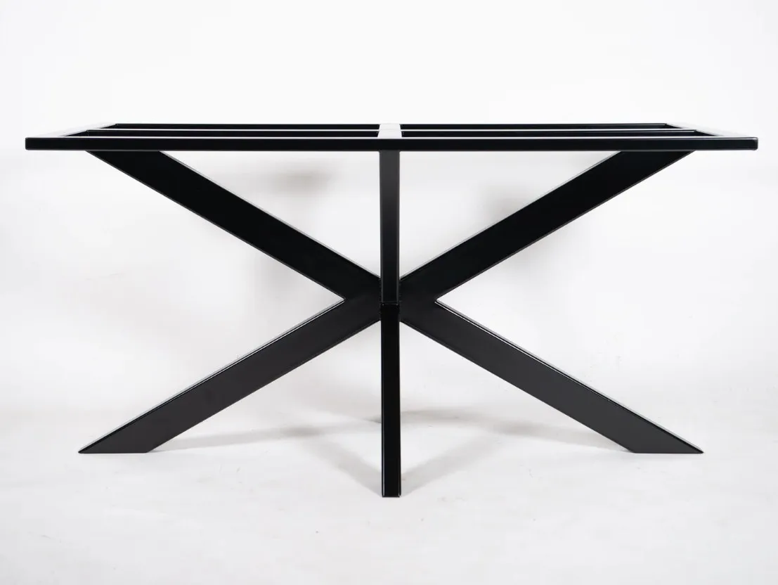 Customized Size&Shape Heavy Duty Metal Table Base For Stone/Glass/Wood Top