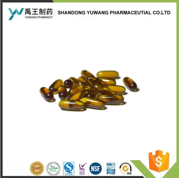 GMP contract manufacturer Citrus Flavour Omega 3 Fish Oil Capsules 1000mg