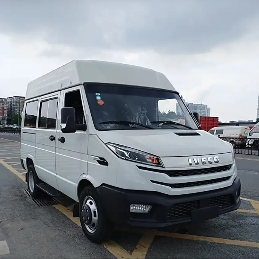2024 New Brand IVECO Turbo Daily Medium left hand drive Bus Enclosed Truck 4x2 Mini Caravan Travel Camper Truck For Sale