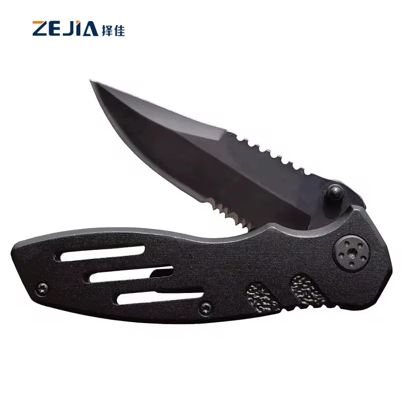 Custom Design Small Lightweight Folding Hunting Survival Tactical Pocket Knife carbon Steel Camping Knife