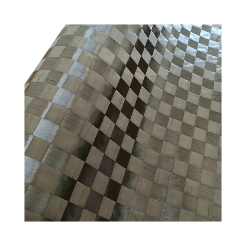 12K Plain Weave Spread Tow Carbon Fibre Cloth Plain/twill Large Check Carbon Fiber Cloth