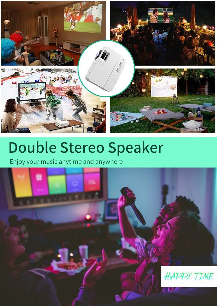 2019 factory directly laser HD 4k home 7d hologram projector