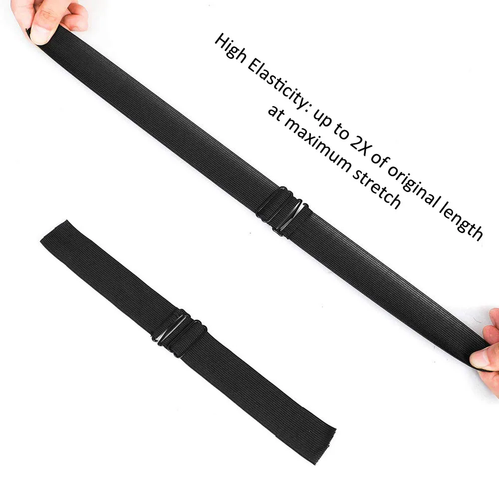 3.0*30 cm  Adjustable Nylon wig grip Black Elastic Band for Hair Wigs Making Net Lace Sewing Rubber tools accessories