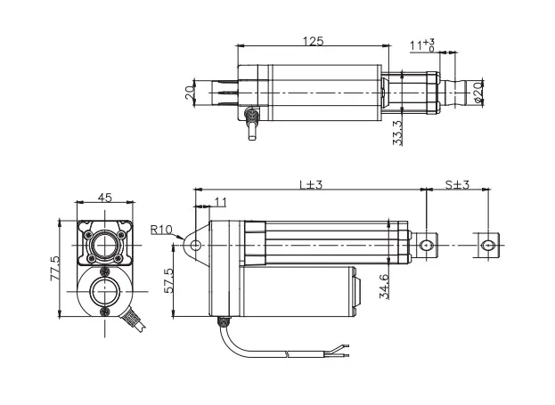 Smart Synchronous Linear Actuator | Hall Sensor Feedback | 12V/24V DC | Wireless Control Kit & Brackets