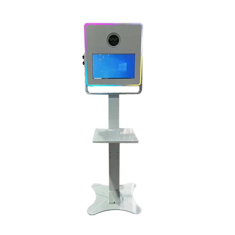 Lcd 15.6 Inch Mirror Photo Booth Boot With Dslr Camera And Printer