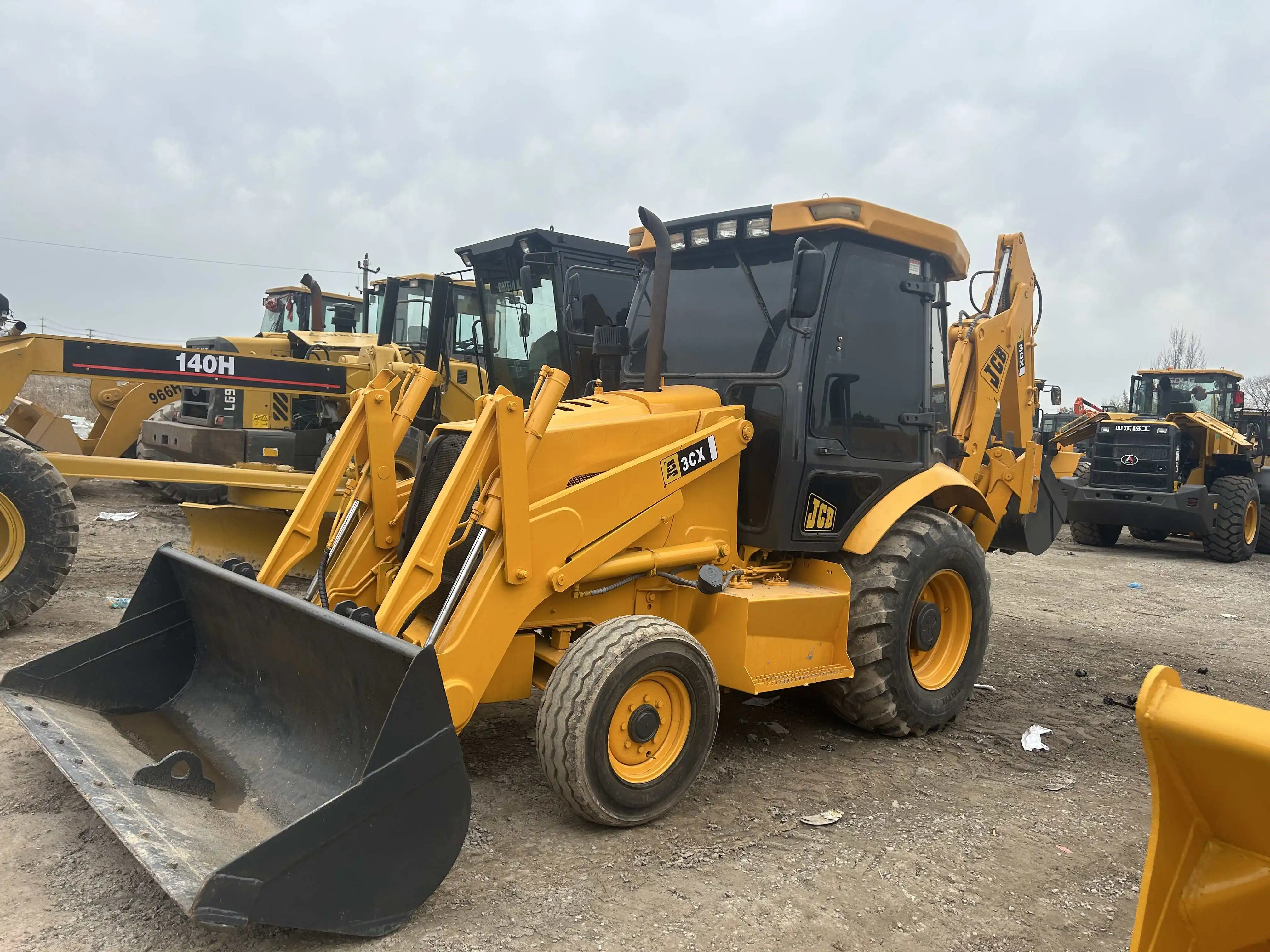 Used utility backhoe loader JCB3CX Secondhand loader JCB3CX JCB4CX CAT420F CAT416F on sale