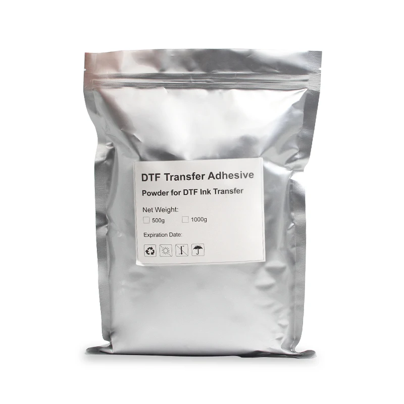 Ocbestjet 1KG DTF Transfer Adhesive Black Hot Melt Pet Powder for Printing