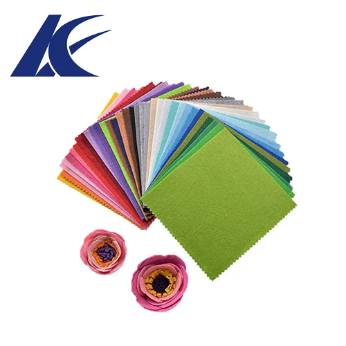 
factory directly sell customized different thickness colorful polyester felt sheets/ felt pieces 