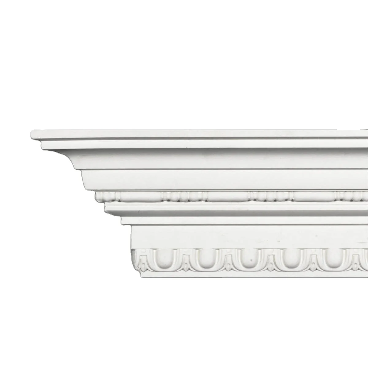 High Quality Pu Foam Crown Gypsum Cornice Moulding Designs Living Room Line For Home Decor