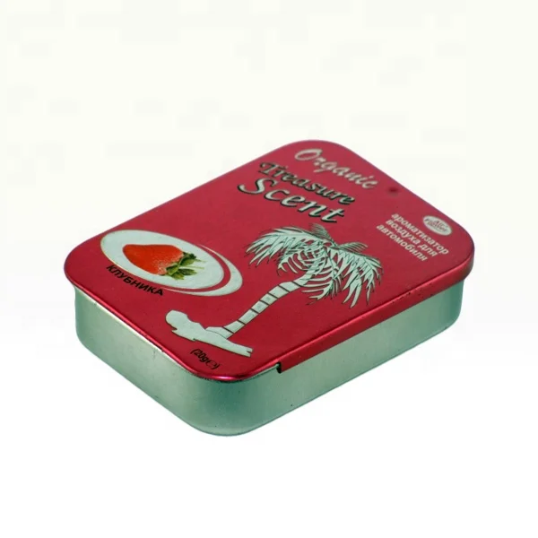 Good Selling Products Square Custom Exquisite Soap Metal Tin Recipe Box