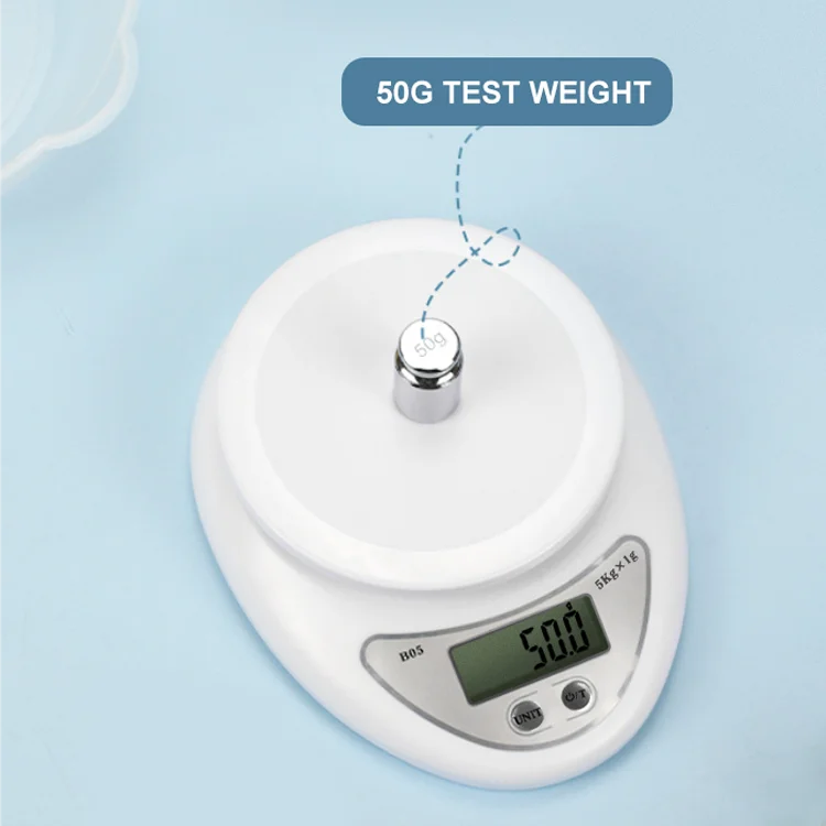 Wholesale Household Lcd Display Plastic Design Cooking Digital Scale Kitchen Electronic Food Scale