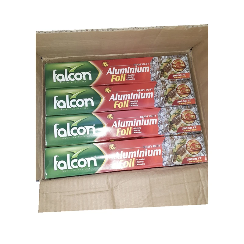 Soft 8011 Falcon aluminium foil sheets big rolls for Food
