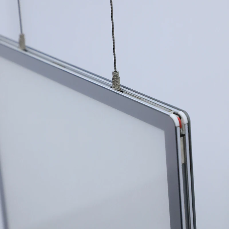 Advertising Light Box A3 A4 Magnetic Hanging Slim Poster Frame Aluminum Profile Custom Light Box