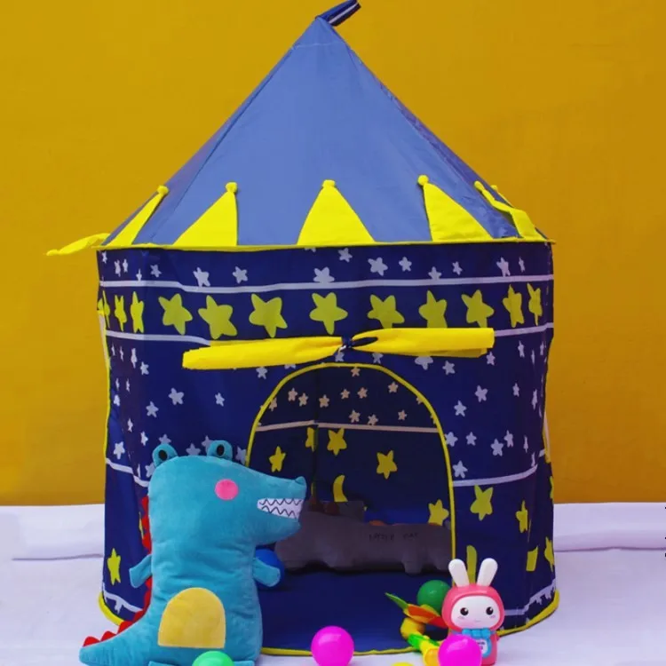 Замок принцессы принца выдвижная палатка вигвам игровая комната для детей Игровая