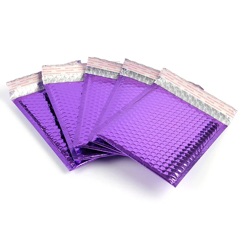 Metallic Foil Rose Gold Poly Bubble Mailers Metallic Bubble Mailer Padded Envelops