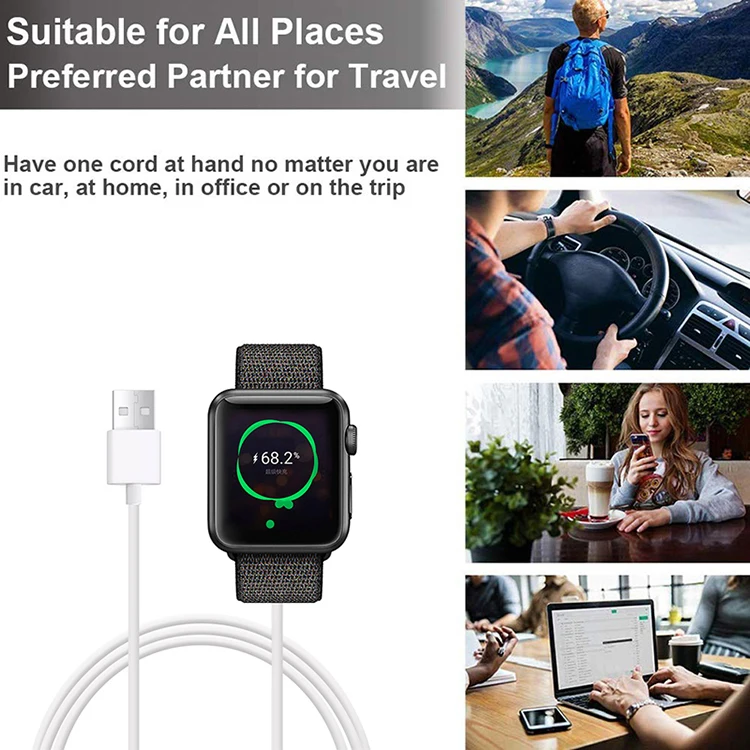  Прямая поставка Беспроводная зарядка для Apple Watch магнитное Беспроводное зарядное устройство серии