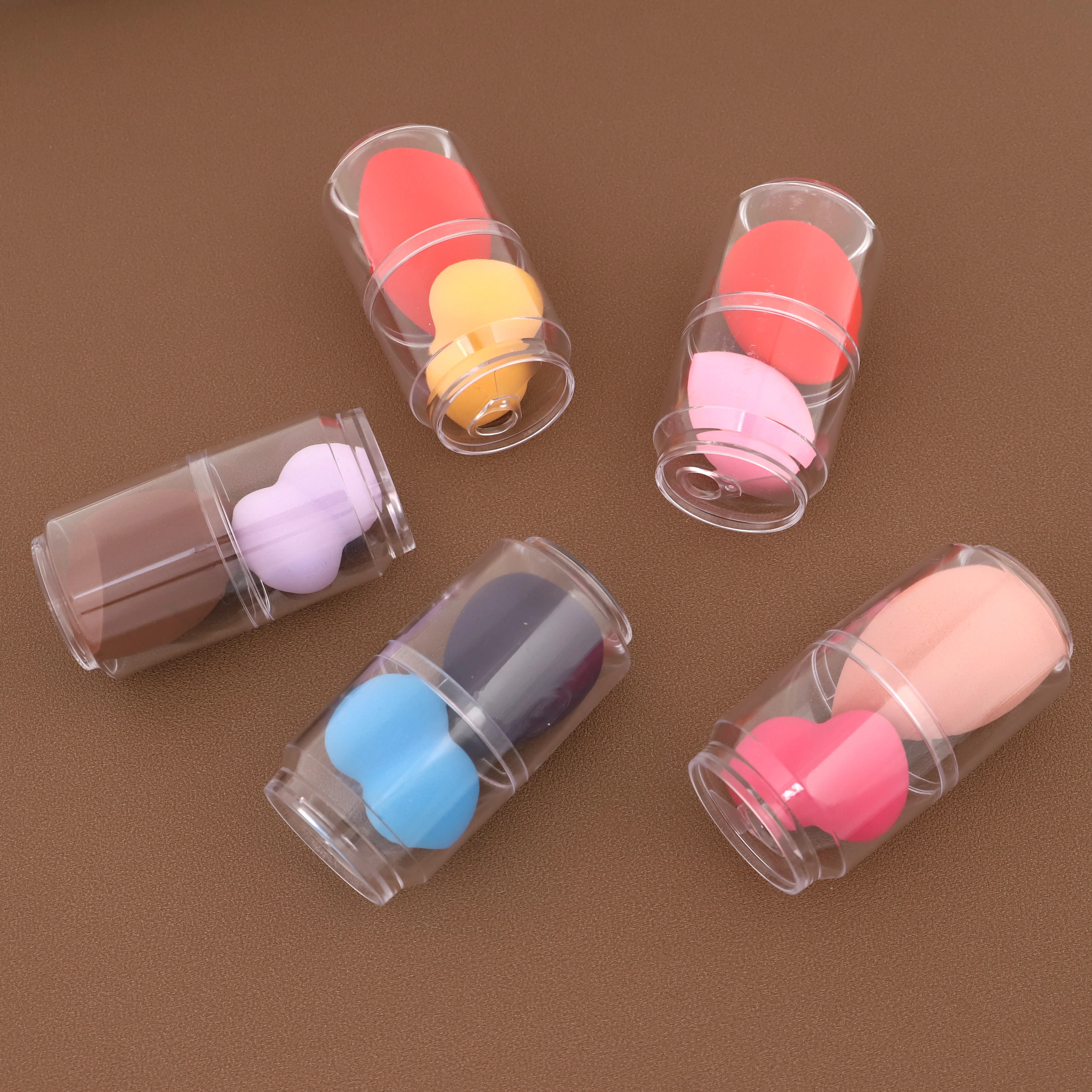 wholesale factory fluffy powder puff makeup sponges for all kinds of cosmetics beautiful blender holder