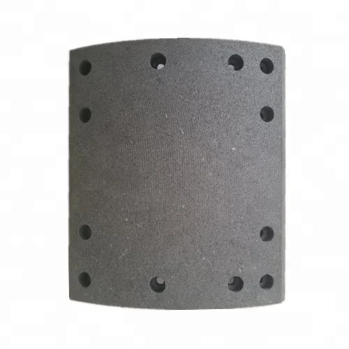 High quality American truck parts freightliner brake linings 19369 19370 brake shoe lining