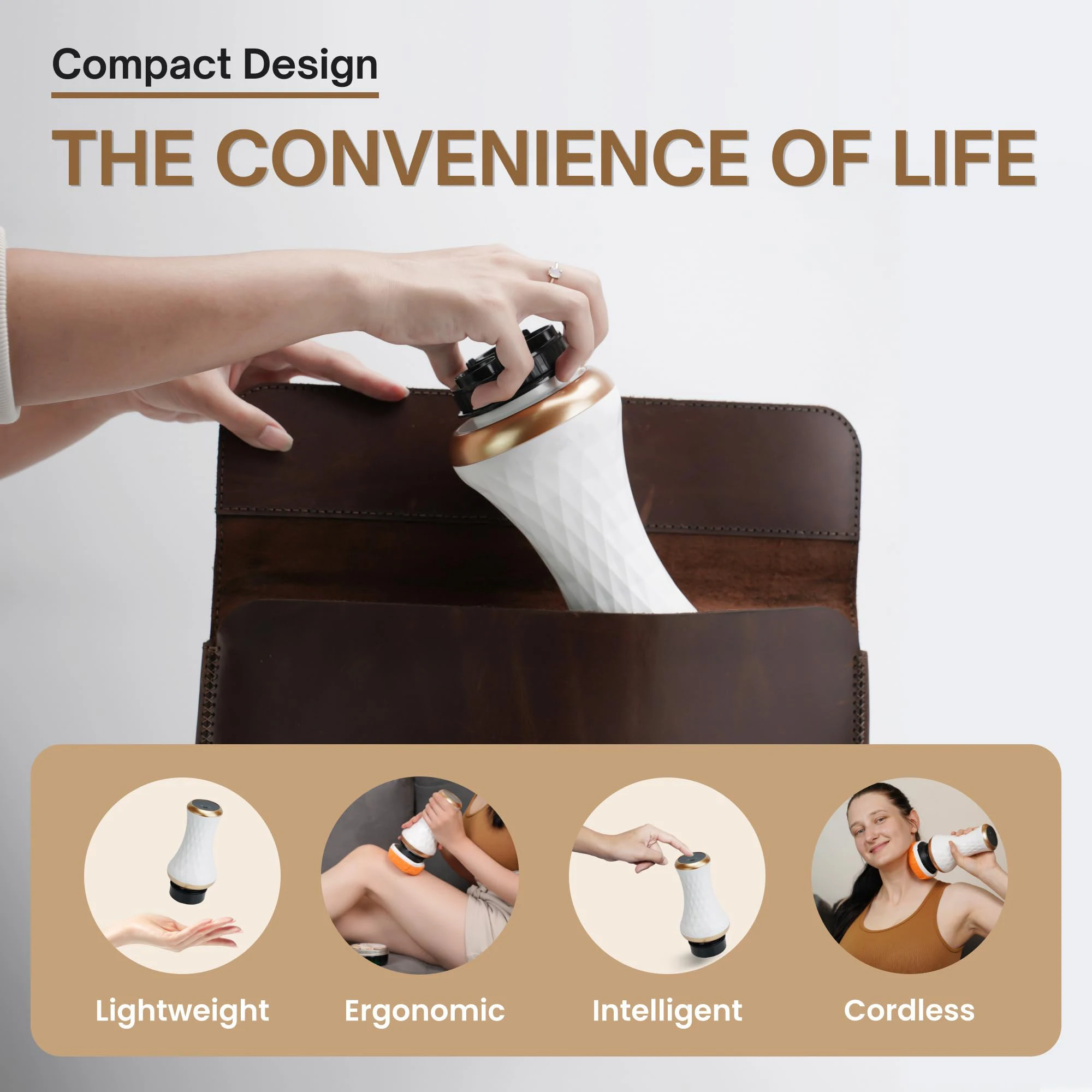 Personal Anti Cellulite Slimming Vibrating Arm Reducing Wireless Full Body Massage Wand Apparaat Magic Massager Machine Vibrate