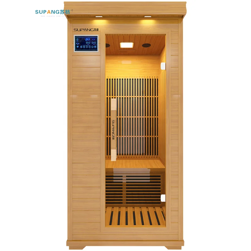 Luxury Style Canadian Hemlock Sauna Infrared Best Selling Foot Sauna Infrared Relax Sauna Chair For 1 persons