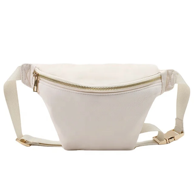 New Products Customizable Durable Pink Fanny Pack Custom Logo Waist Bag Waterproof Nylon giveaway Fanny Pack