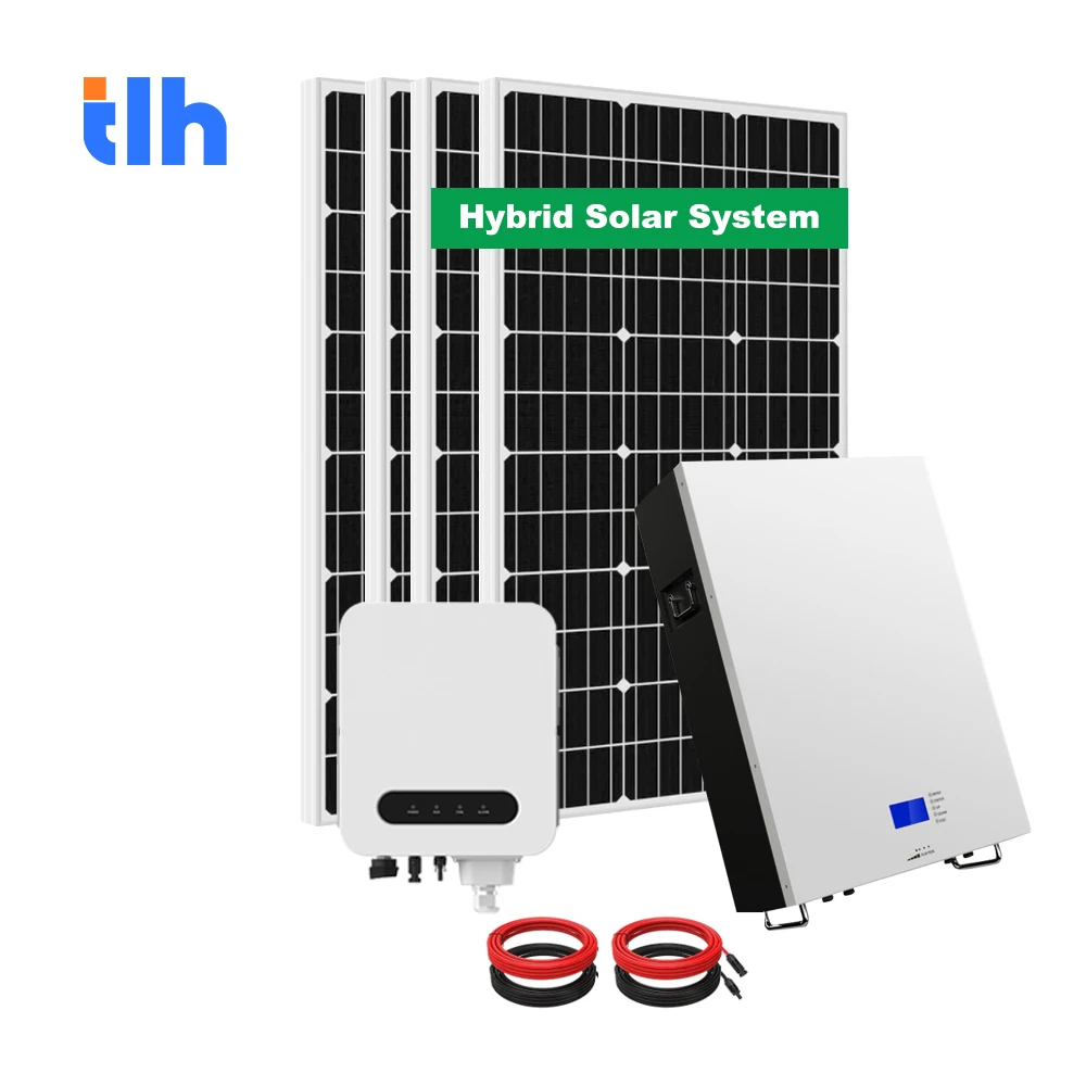 Complete OEM 10kw 7kw 1kw 2kw 3kw 30kw 20kw 5kw Hybrid Off Grid PV Panel Generator Solar Power Energy System for home