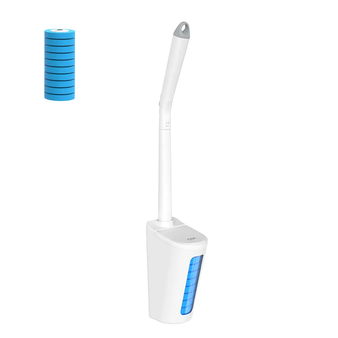 Best Selling Cleaning Products Disinfect Sponge Head Refills Disposable Toilet Brush and Holder Set for Bathroom