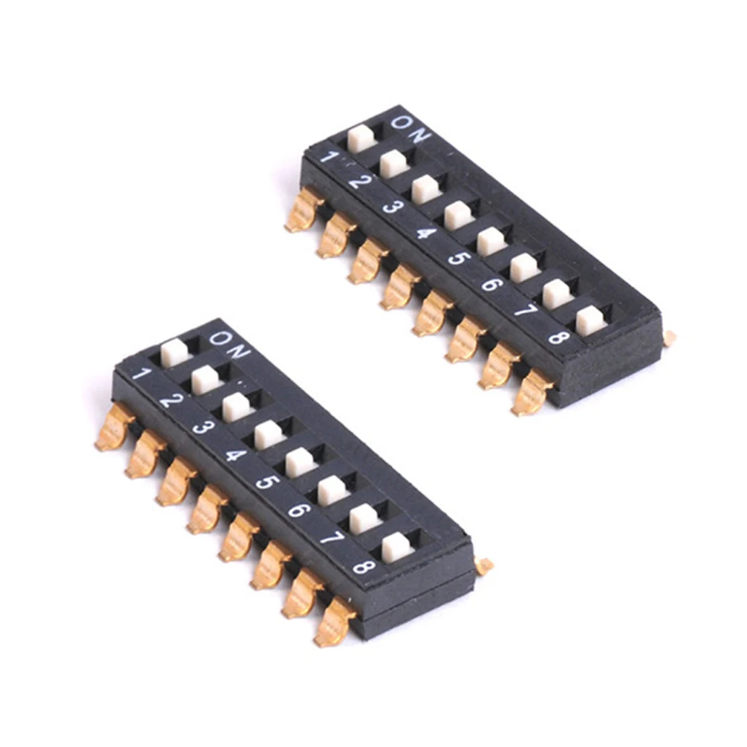 Right Angle Type SPST 8 Pin Dip Switchpiano switch