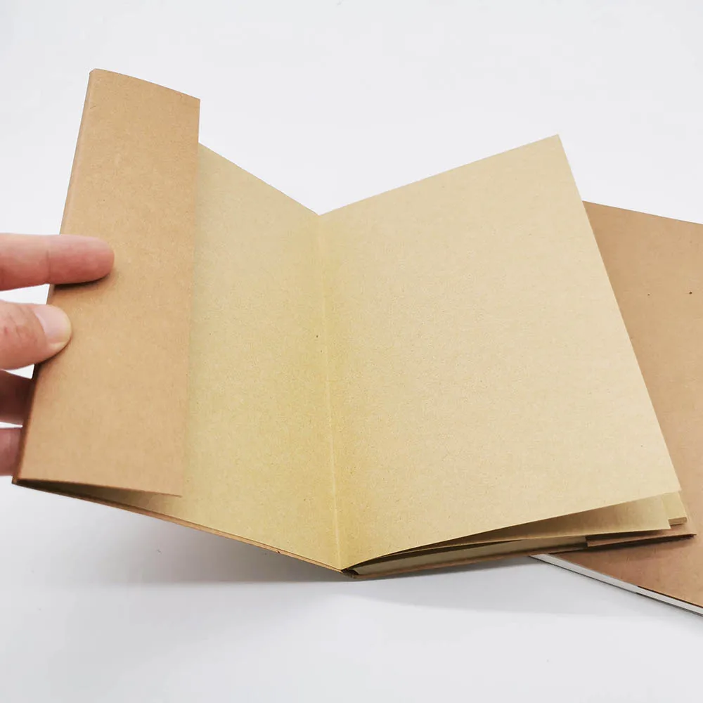 Экологичная книга с бумажными композициями модная художественная школа скетчбук A5 из крафт-бумаги пустой