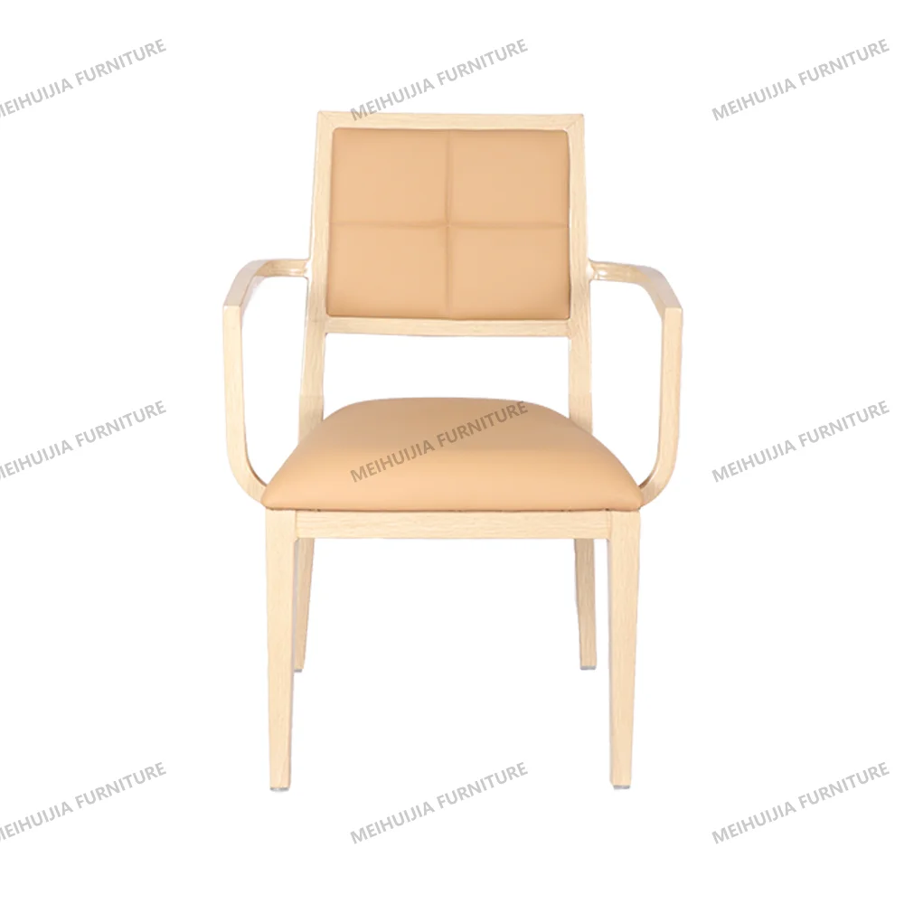 Hot Sale Factory Price Banquet Hall Use Aluminum Stackable Imitated Wood Dinner Chairs For Sale