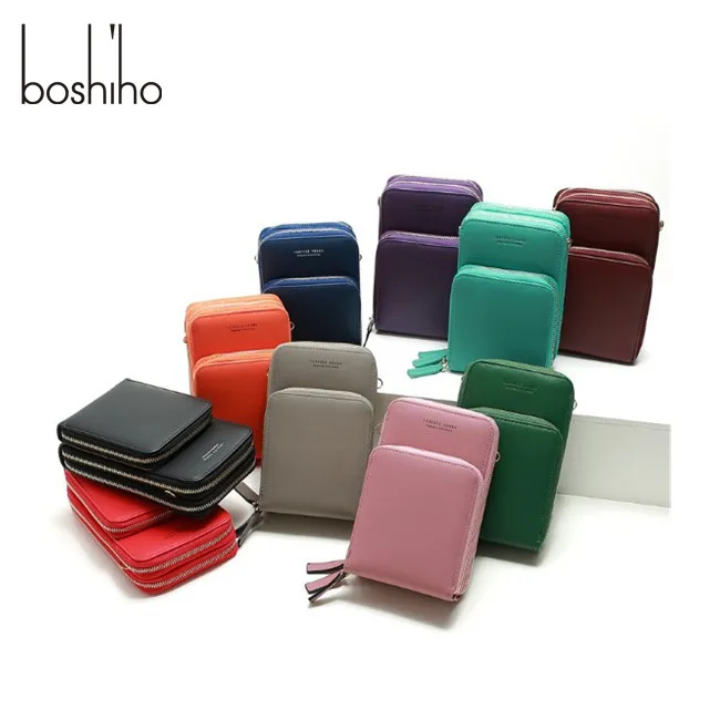 Boshiho customized Top Newest Style Fashion PU Multi-function handbag Women small backpack Shopping sling Bag